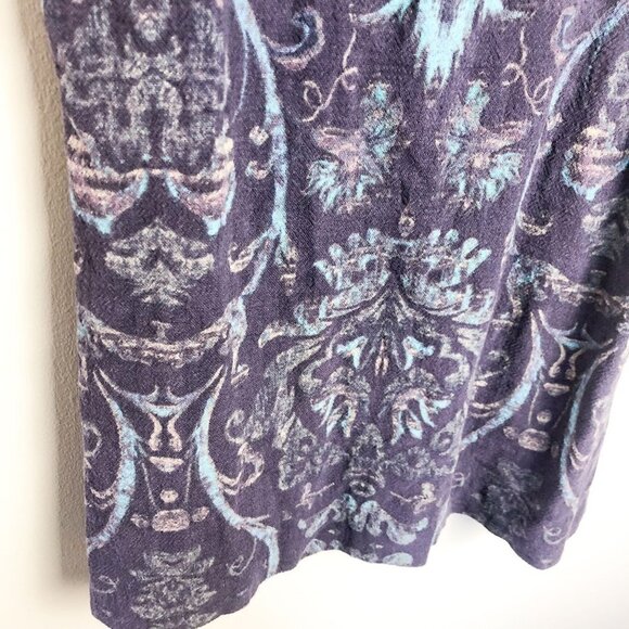 Free People Maribelle Lace Detail Sleeveless Mini Dress Blue Small Womens - Picture 7 of 13